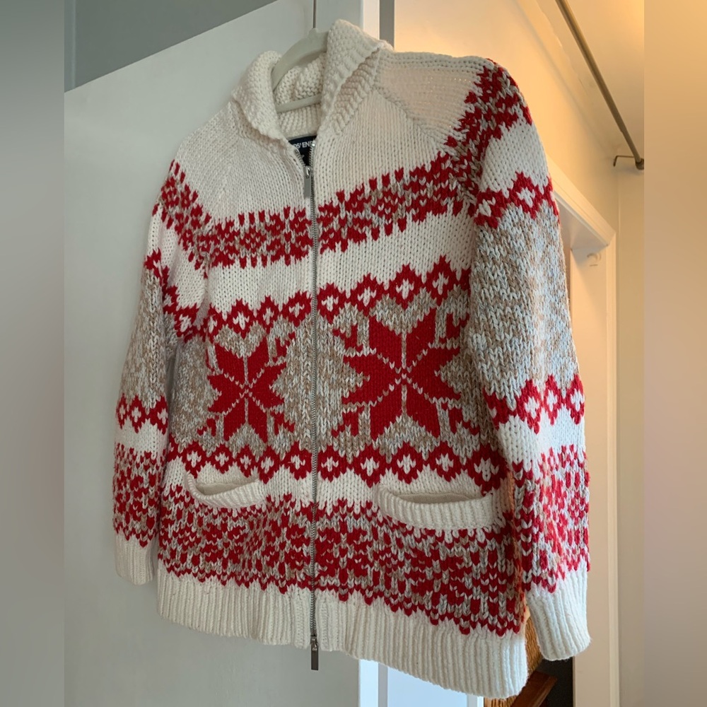 Lands End zip up sweater in size Small petite